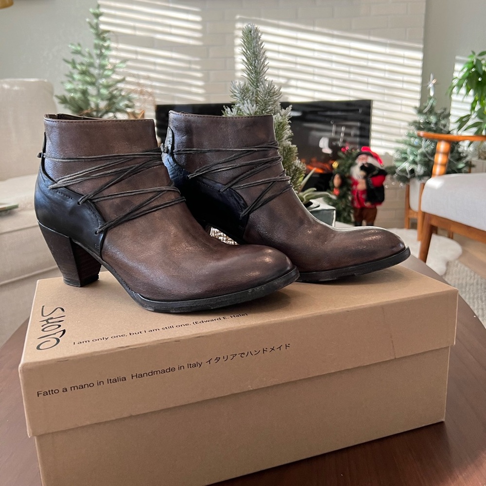 🌱SHOTO Handcrafted Leather Boot 🌱 - Picture 3 of 13